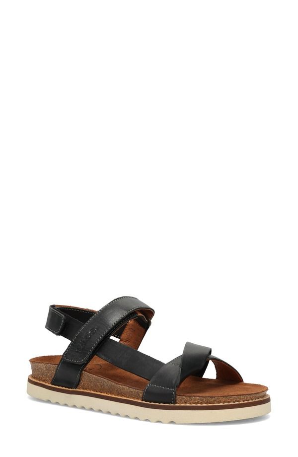 タウス レディース シューズ サンダル Taosidewaysandal Black ブラック