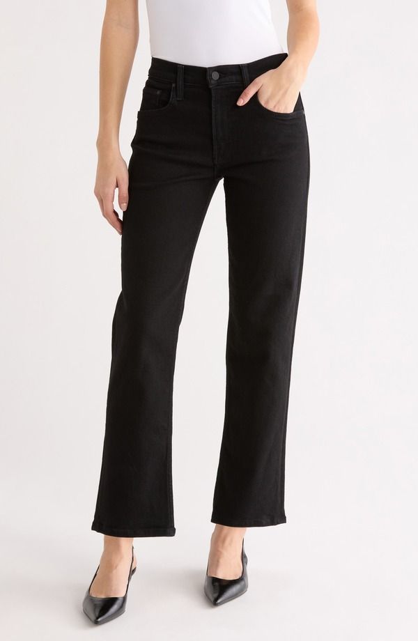 マザー レディース ボトムス デニムパンツ ストレート ハイウエスト アンクル ジーンズ MOTHER The Newbie Hover High Waist Ankle Straight Leg Jeans Nighty Night