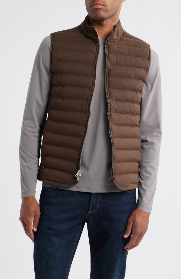 ピーター・ミラー メンズ アウター ベスト Peter Millar Crown Crafted Winsome Wateresistant Hybrid Vest Antique Walnut