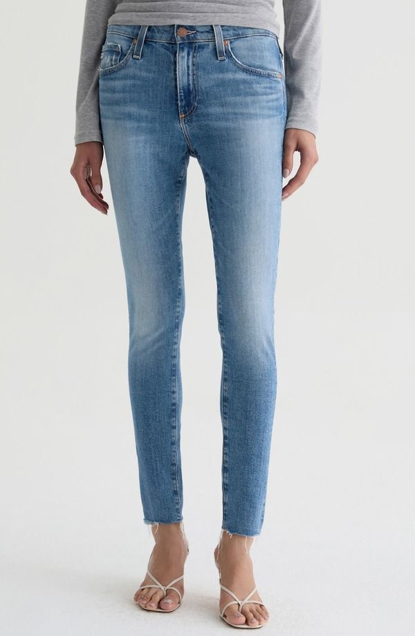エージー レディース ボトムス デニムパンツ アンクル ジーンズ AG Farrah Skinny Ankle Jeans American West