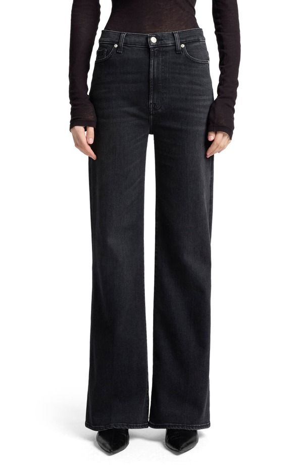 セブンフォーオールマンカインド レディース ボトムス デニムパンツ ワイドレッグ ハイウエスト ジーンズ 7 For All Mankind Jo Ultra High Waist Wide Leg Jeans Bottomline