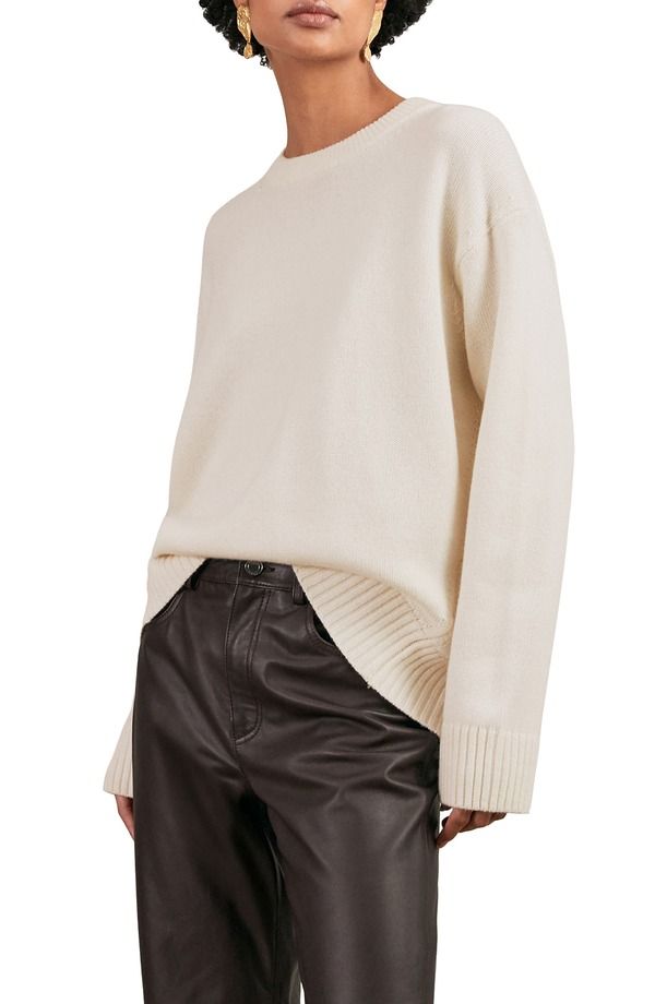 レイス レディース アウター パーカー・スウェット ウール セーター Reiss Ella Wool Cashmere Sweater Cream クリーム
