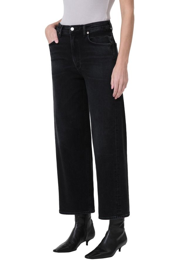 アゴルド レディース ボトムス デニムパンツ ワイドレッグ ハイウエスト ジーンズ AGOLDE Ren High Waist Wide Leg Jeans Hush