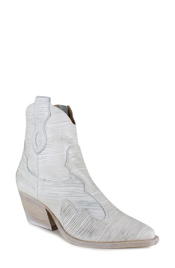 ジジ レディース シューズ ブーツ・レインブーツ ZIGI Yuliana Western Boot Off White Leather オフホワイト