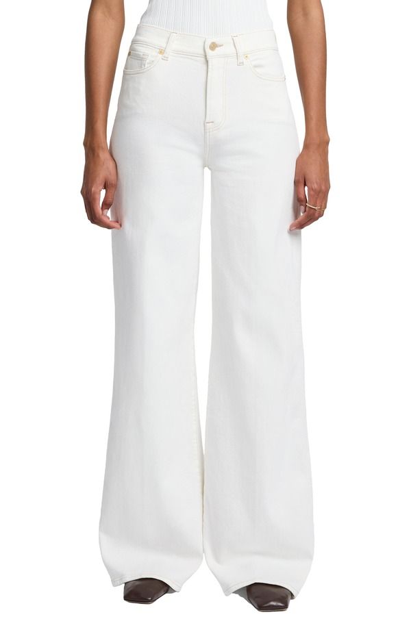 セブンフォーオールマンカインド レディース ボトムス デニムパンツ ワイドレッグ ハイウエスト ジーンズ 7 For All Mankind Lotta High Waist Wide Leg Jeansugar