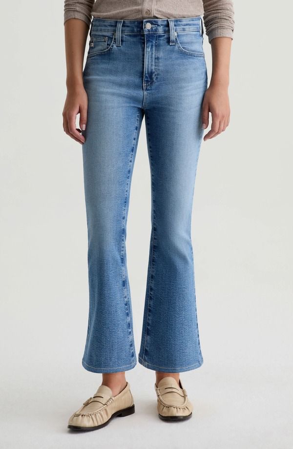 エージー レディース シューズ ブーツ・レインブーツカット ジーンズ AG Farrah Mid Rise Crop Bootcut Jeans 18 Yearsmolder 42,480円