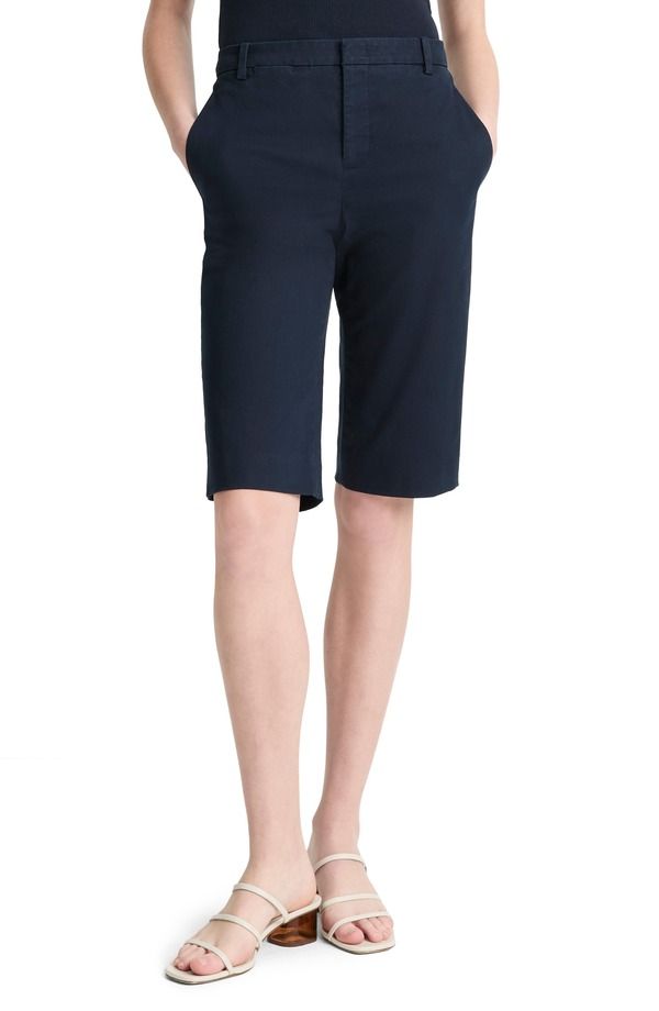 ヴィンス レディース ボトムス ハーフパンツ・ショーツ ショートパンツ コットン Vince Stretch Cotton Bermuda Chino Shorts Coastal