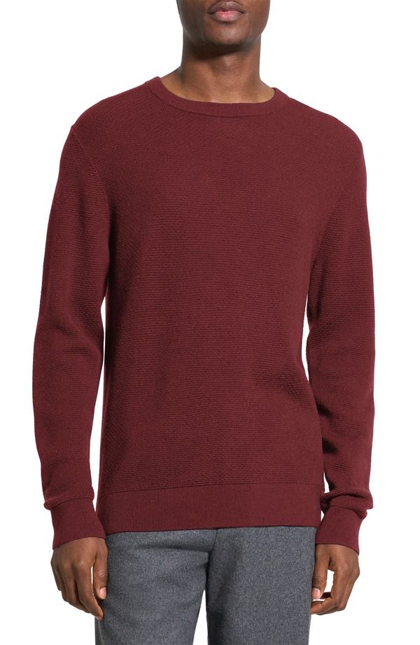 セオリー メンズ アウター パーカー・スウェット クルーネック ウール セーター Theory Maden TNovo Crewneck Wool Sweater Port
