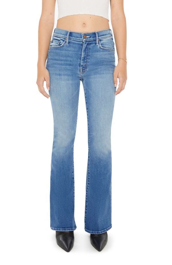 マザー レディース ボトムス デニムパンツ ジーンズ MOTHER Lil Weekend Flare Jeans Layover