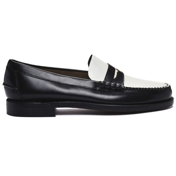 セバゴ メンズ シューズ ローファー Sebago Classic Dan Penny Loafer BlackWhite ホワイト