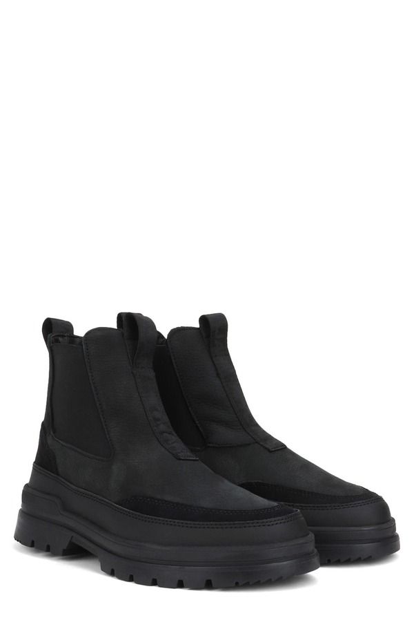 パジャール メンズ シューズ ブーツ・レインブーツ チェルシーブーツ チェルシー Pajar Messi Waterproof IceGripper Chelsea Boot Black Nubuck ブラック