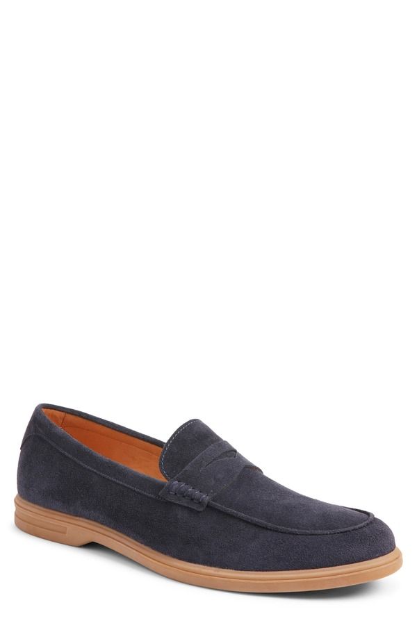 ピーター・ミラー メンズ シューズ スリッポン・ローファー Peter Millar Excursionist Wateresistant Penny Loafer Dark Navy ネイビー