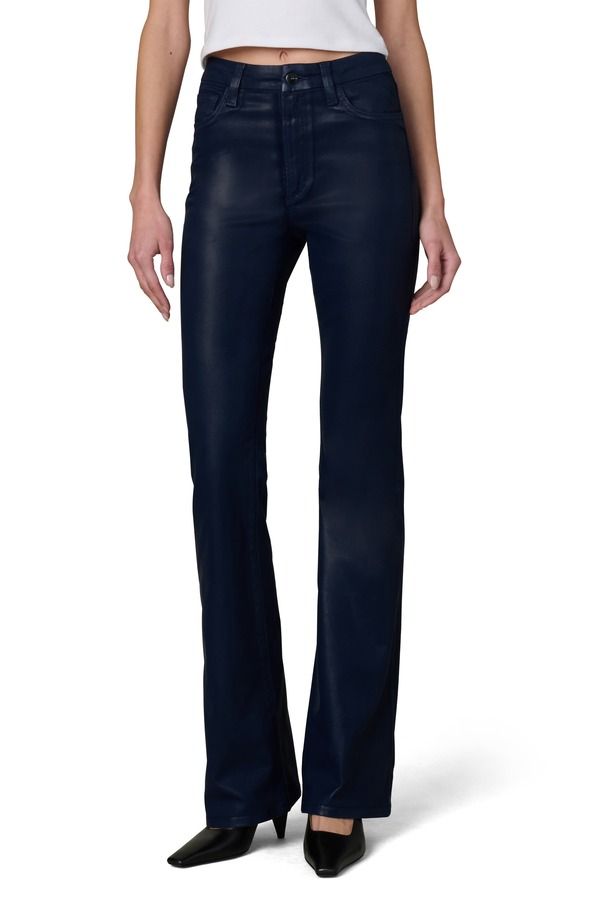 ジョーズ レディース シューズ ブーツ・レインブーツカット コート ジーンズ Joes The Hi Honey Curvy Coated Bootcut Jeans Maritime Blue ブルー