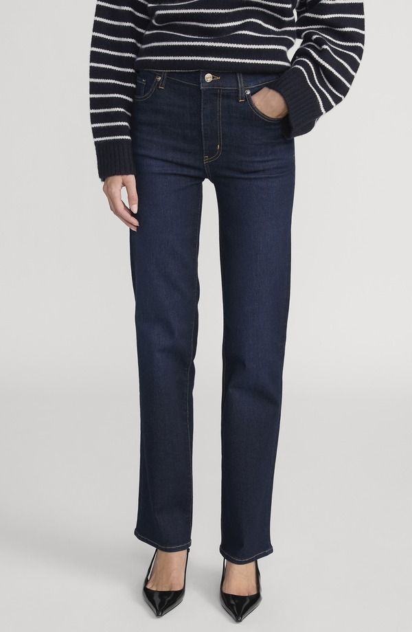 フレーム レディース ボトムス デニムパンツ ストレート ハイウエスト ジーンズ FRAME Le Sleek High Waistraight Leg Jeans Fairway
