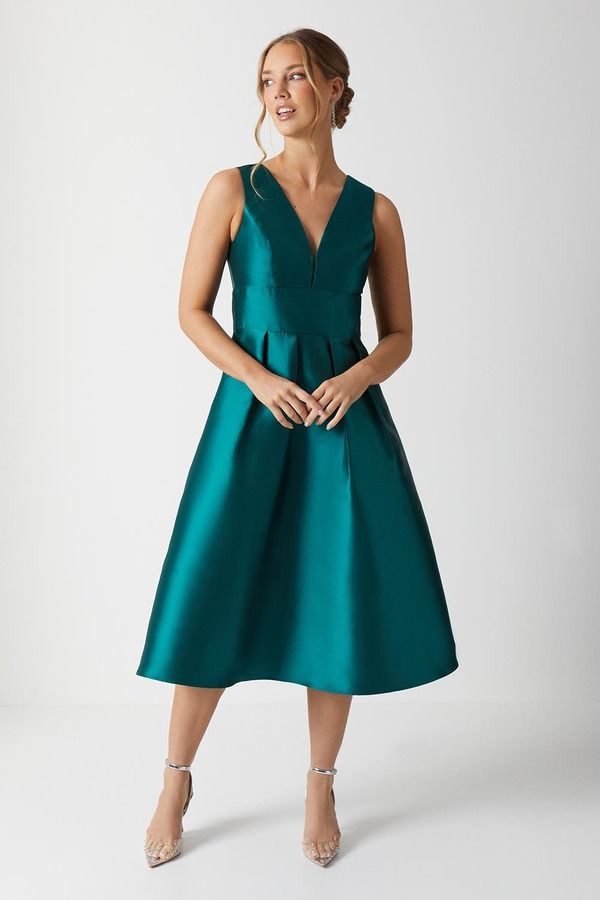 コースト レディース トップス ワンピース ミディ Coastwill Midi Bridesmaidress Emerald エメラルド