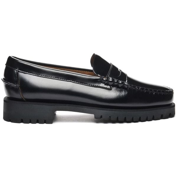 セバゴ レディース シューズ スリッポン・ローファー Sebago Dan Lug Penny Loafer Black ブラック