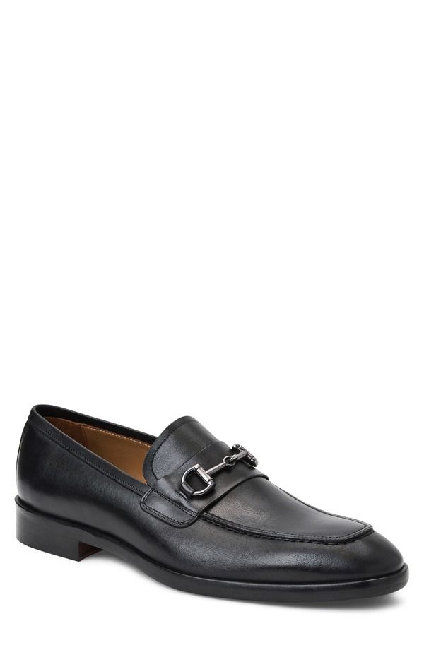 ブルーノマグリ メンズ シューズ スリッポン・ローファー Bruno Magli Pasquale Bit Loafer Black Calf ブラック