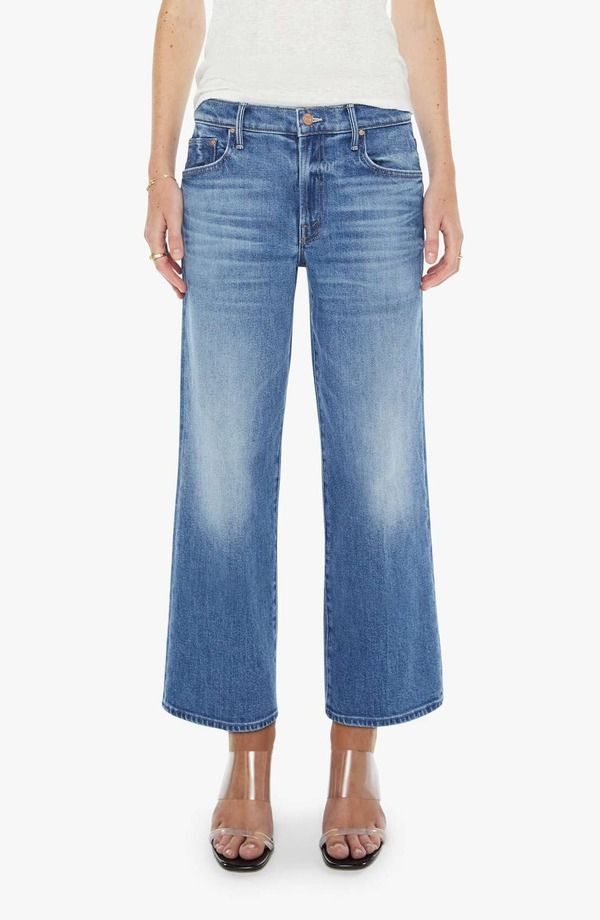 マザー レディース ボトムス デニムパンツ ワイドレッグ アンクル ジーンズ MOTHER The Maven Mid Rise Ankle Wide Leg Jeans All Your Eggs In One Basket