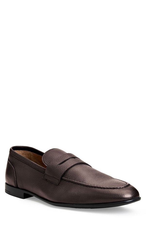 ブルーノマグリ メンズ シューズ ローファー Bruno Magli Lastra Penny Loafer Brown Tumbled ブラウン