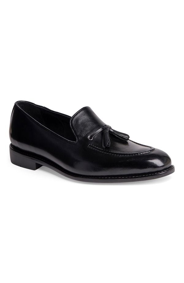 アンソニー ヴィア メンズ シューズ スリッポン・ローファー Anthony Veer Kennedy Tasseloafer Black ブラック