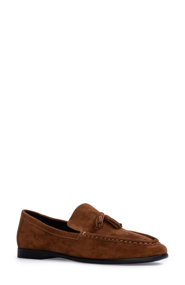 ブラックスエードスタジオ レディース シューズ スリッポン・ローファー BLACK SUEDE STUDIO Finn Tasseloafer Tobacco Suede