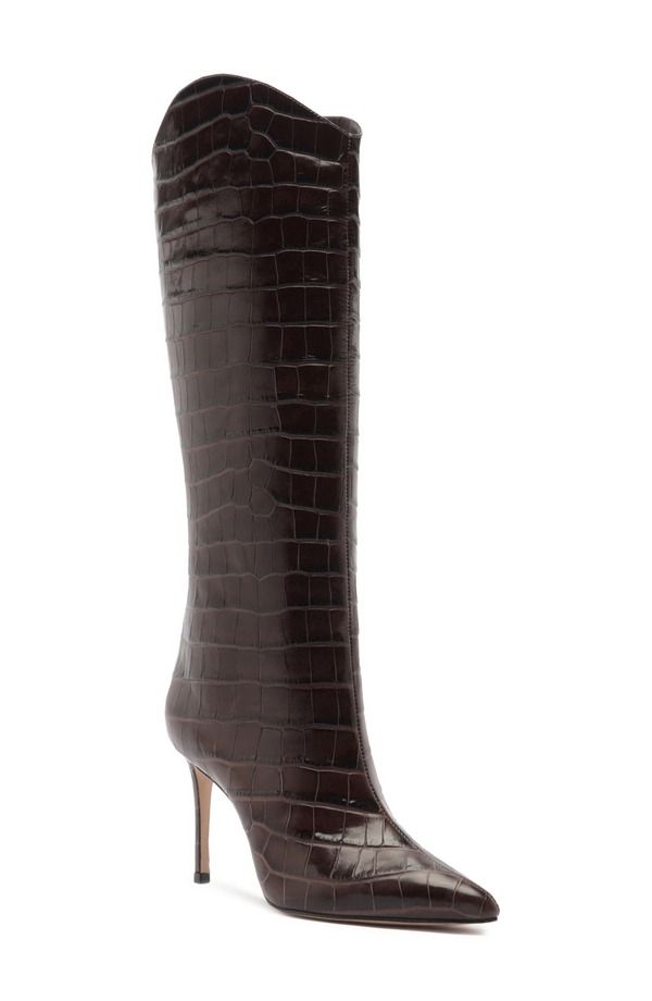 シュッツ レディース シューズ ブーツ・レインブーツ Schutz Maryana Pointed Toe Boot Dark Chocolate チョコレート 53,280円