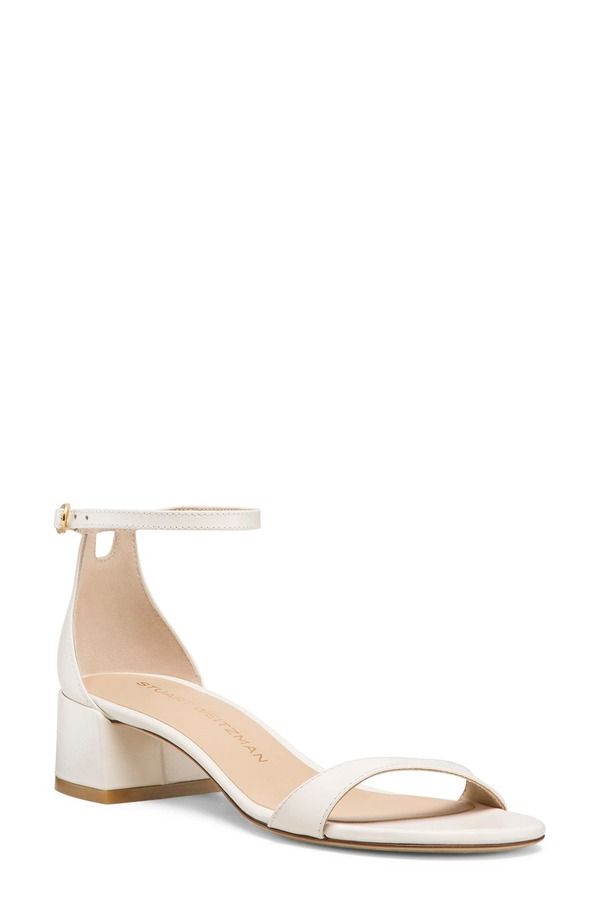 スチュアート ワイツマン レディース シューズ ヒール サンダル Stuart Weitzmanudist Block Heel Sandal Cream クリーム