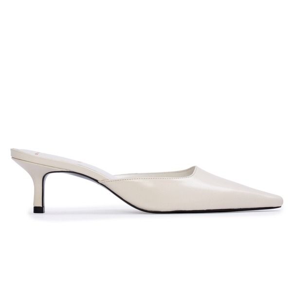 ブラックスエードスタジオ レディース シューズ パンプス レザー BLACK SUEDE STUDIO Riley 50 Leather Mule Coconut Leather