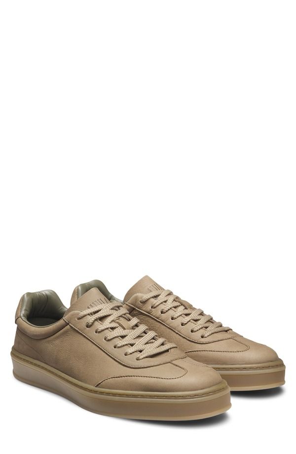 ボス メンズ シューズ スニーカー BOSS Zarek Low Top Sneaker Dark Beige ベージュ