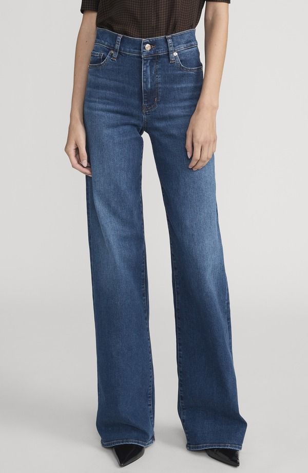 フレーム レディース ボトムス デニムパンツ ワイドレッグ ハイウエスト ジーンズ FRAME Long Le Slim Palazzo High Waist Wide Leg Jeansolace