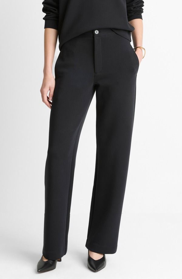 ヴィンス レディース ボトムス レギンス パンツ コットン Vince Stretch Cotton Blend Pants Black ブラック