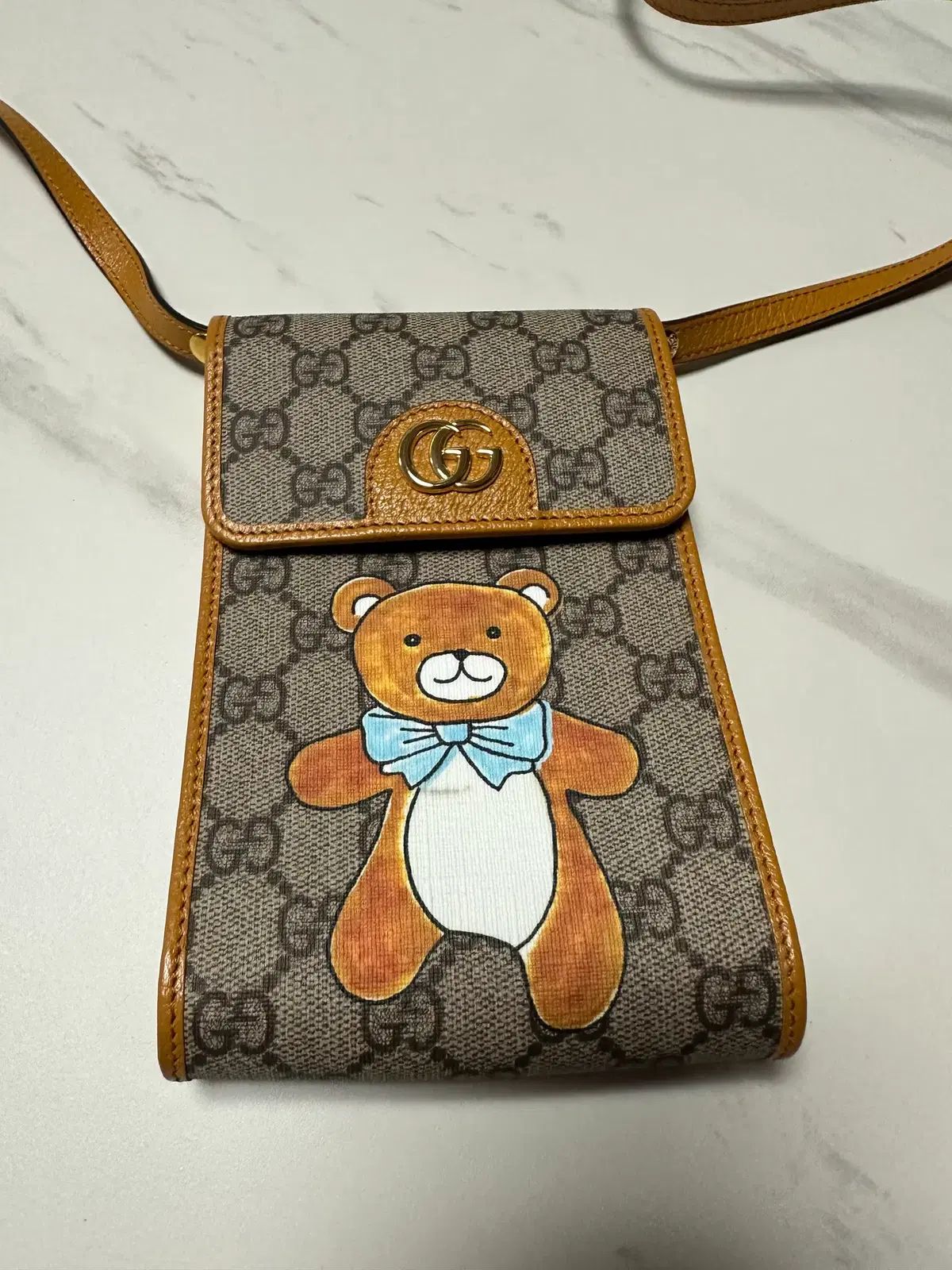 グッチ x カイ ミニバック ベージュ エボニー