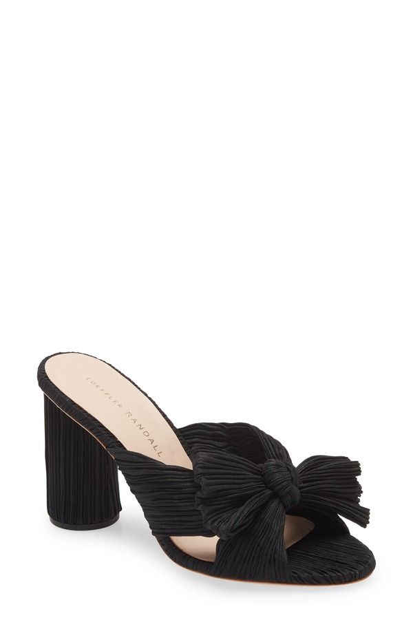 ロフラー ランダル レディース シューズ ヒール サンダル Loefflerandall Penny Knotted Lam Sandal Black ブラック