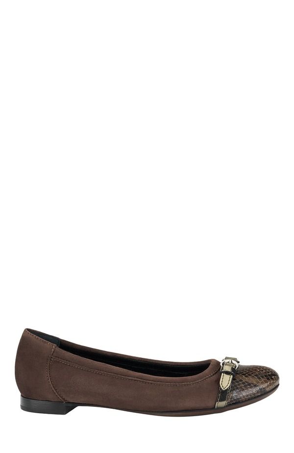 エージーエル レディース シューズ サンダル キャップ AGL Monika Cap Toe Ballet Flatesta Di Moro Suede