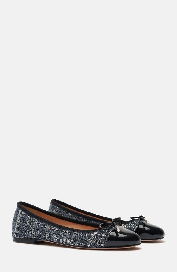 スカロッソ レディース シューズ パンプス SCAROSSO Carla Ballet Flats Blue Tweed ブルー 66,440円