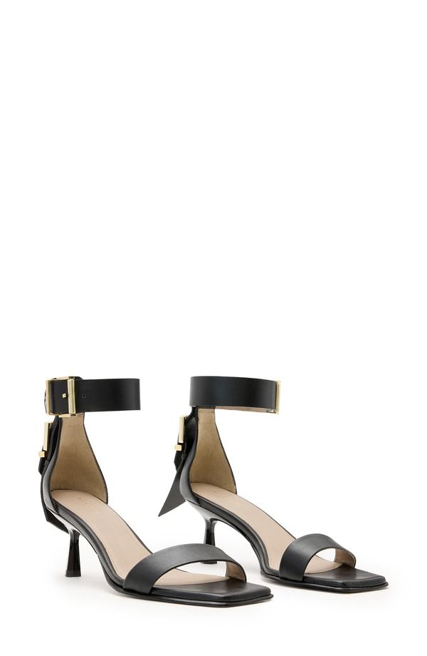 オールセインツ レディース シューズ ヒール サンダル アンクル AllSaints Noir Ankle Strap Sandal Black ブラック