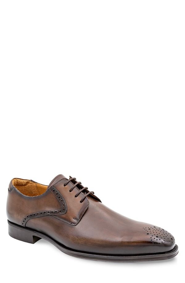 メズラン メンズ シューズ ダービー ブローグ Mezlan Taso II Brogued Toe Derby Chestnut