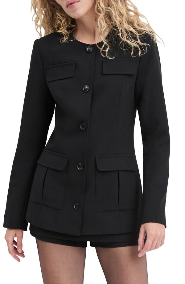フェイバリット ドーター レディース アウター ジャケット・ブルゾン Favorite Daughter The Spencer Jacket Black ブラック