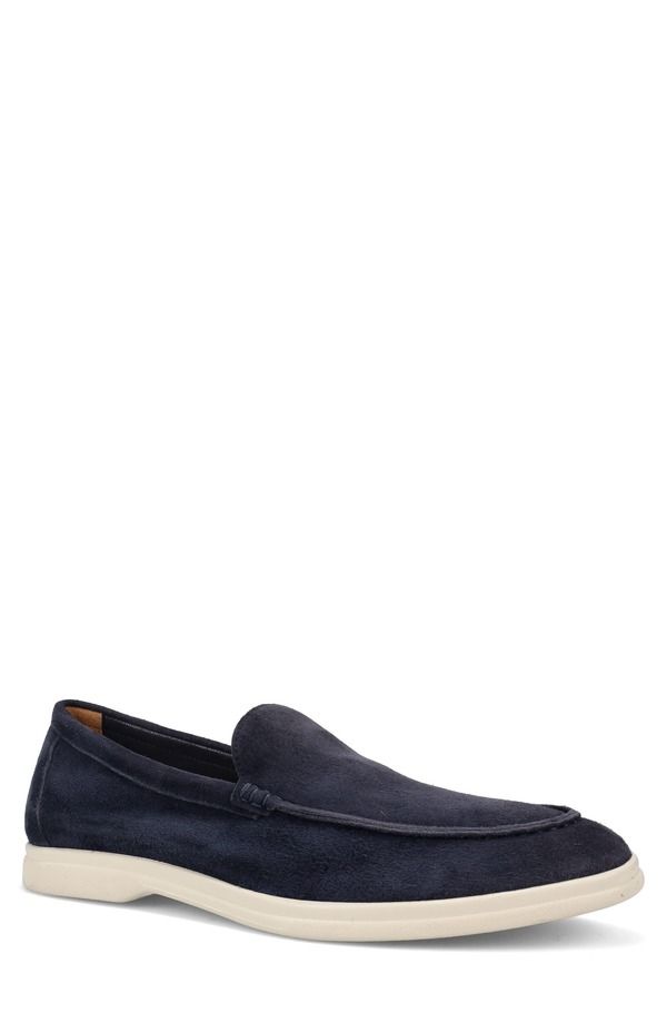 ロンホワイト メンズ シューズ ローファー Ron White Jakub Wateresistant Loafer Navy ネイビー