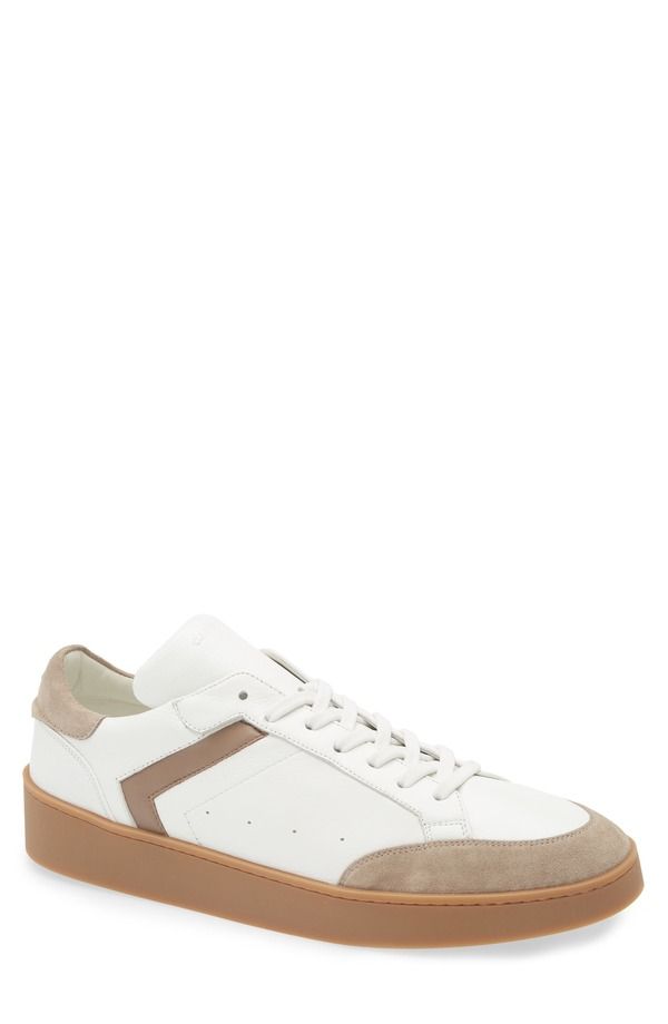 カナーリ メンズ シューズ スニーカー Canali Easy On Low Top Sneaker White ホワイト