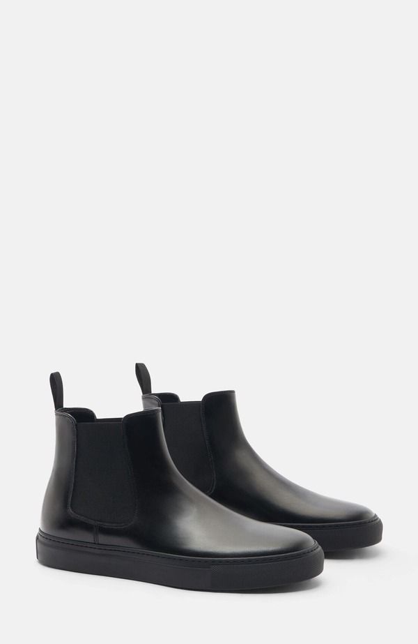 スカロッソ メンズ シューズ スニーカー SCAROSSO Tommaso Sneakers Intense Black Calf ブラック