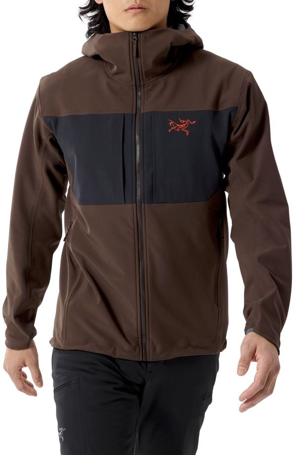 アークテリクス メンズ アウター ジャケット・ブルゾン フーデッドジャケット Arcteryx Gamma MX Hooded Jacket Carob Black Dynasty ブラック