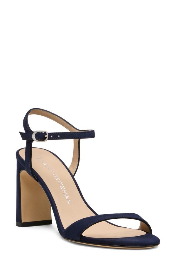 スチュアート ワイツマン レディース シューズ ヒール サンダル アンクル Stuart Weitzman Babette 85 Ankle Strap Sandal Nice Blue ブルー