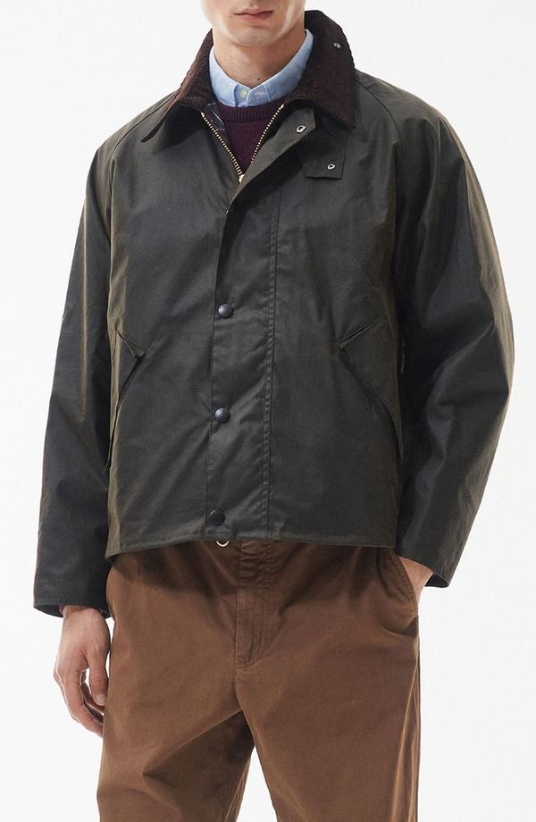 バブアー メンズ アウター ジャケット・ブルゾン Barbour Transport Wax Jacket Olive オリーブ 66,440円