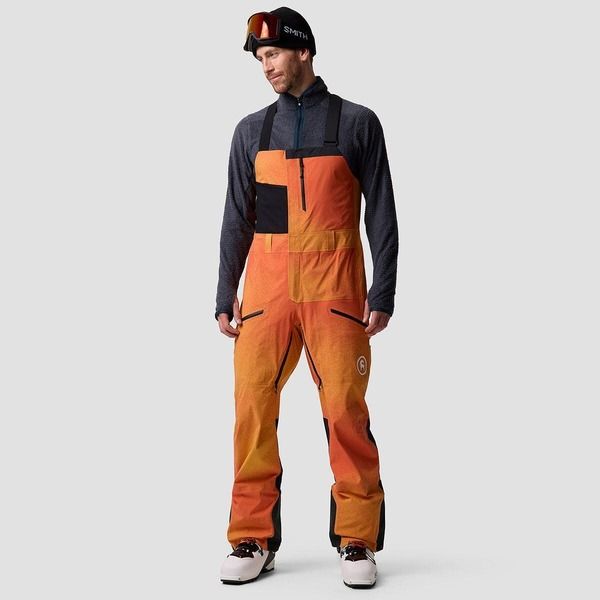 バックカントリー メンズ アウター ジャケット・ブルゾン コットン Backcountry Cottonwoods Lt Xpore 3L Bibs Mens Boundary Orange OmbreBlack ブラック