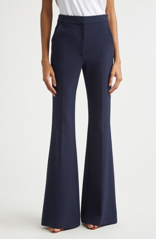 ヴェロニカ ベアード レディース ボトムス レギンス ハイウエスト フレア パンツ Veronica Bearden High Waist Flare Leg Pants Navy ネイビー