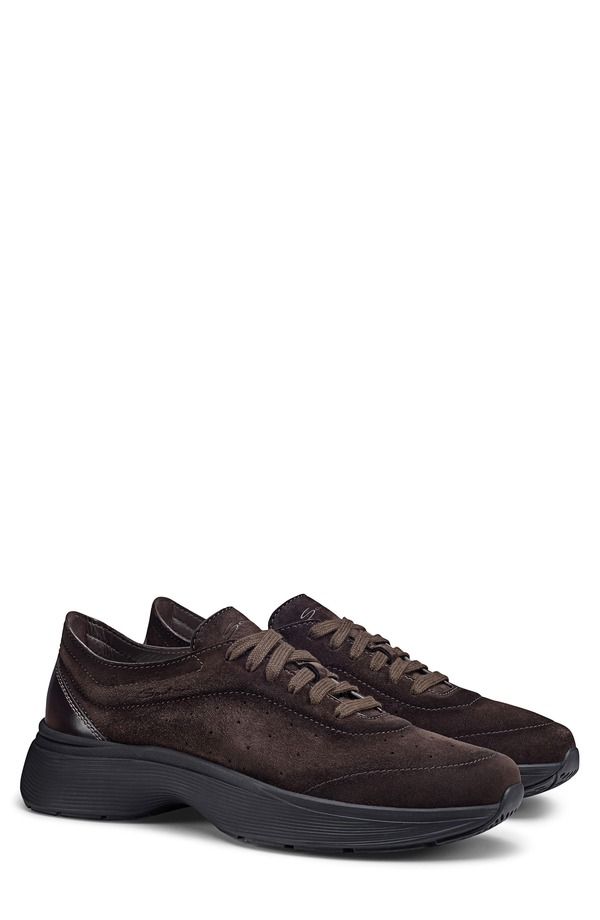 サントーニ メンズ シューズ スニーカー Santoni Bounce Sneaker Dark Brown ブラウン 128,400円
