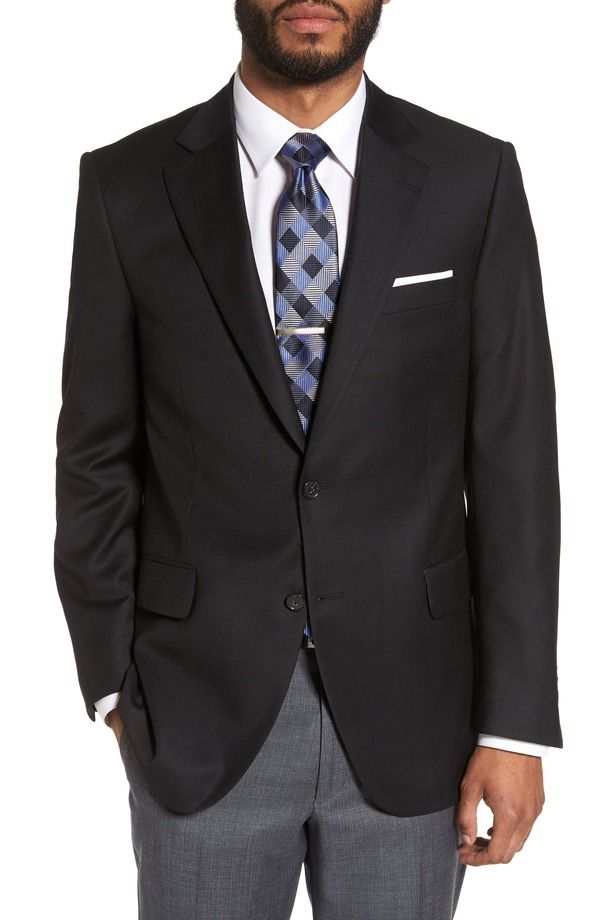 ピーター・ミラー メンズ アウター ジャケット・ブルゾン ウール ブレザー Peter Millar Flynn Classic Fit Wool Blazer Black ブラック