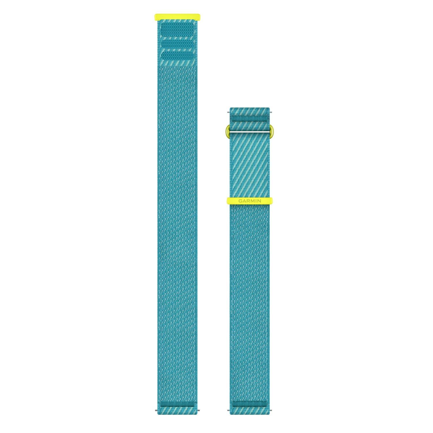新品 GARMIN(ガーミン)Quick Release バンド 22mm Nylon Yellow Turquoise/Venu 4