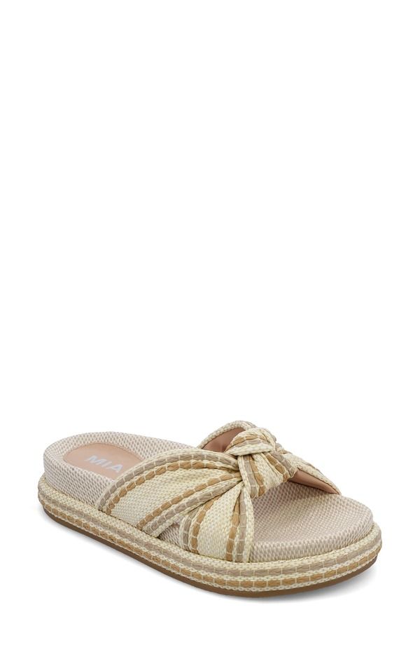 ミア レディース シューズ サンダル プラットフォーム MIA Giade Platform Sandal Natural